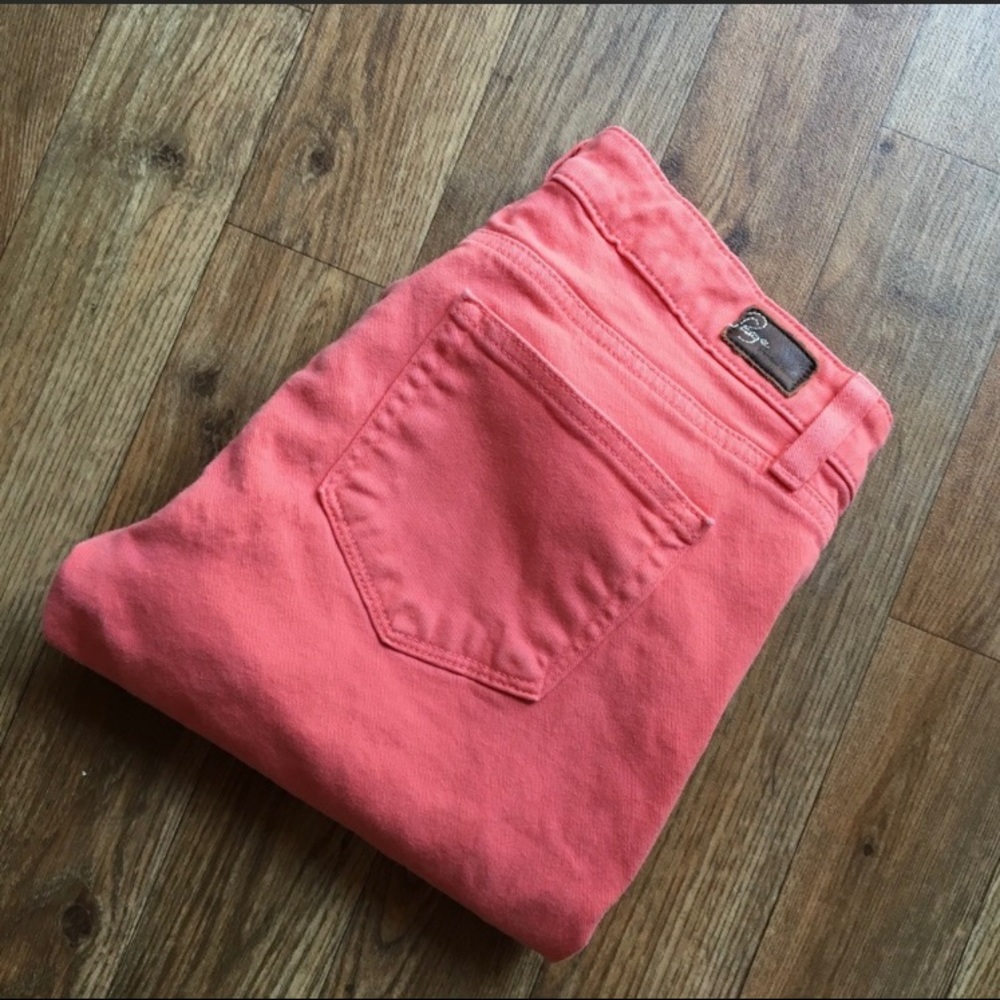PAIGE Coral Straight Leg Jeans Size 29